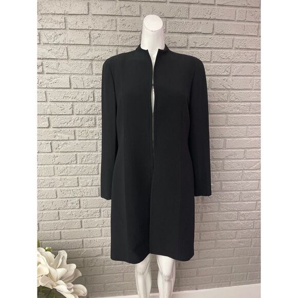 DD Collection Black Long Jacket Size 10 - Picture 1 of 7